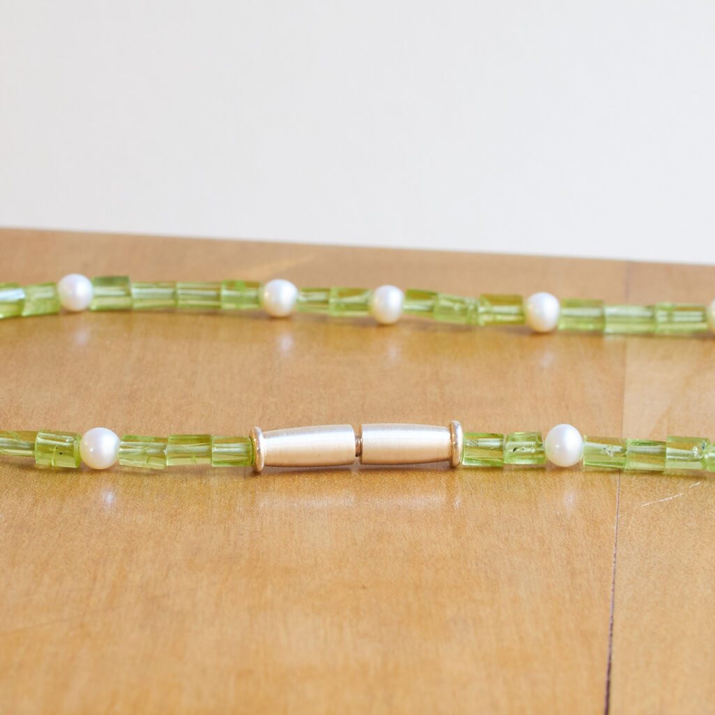 Peridot-Kette schmuckatelier Egger
